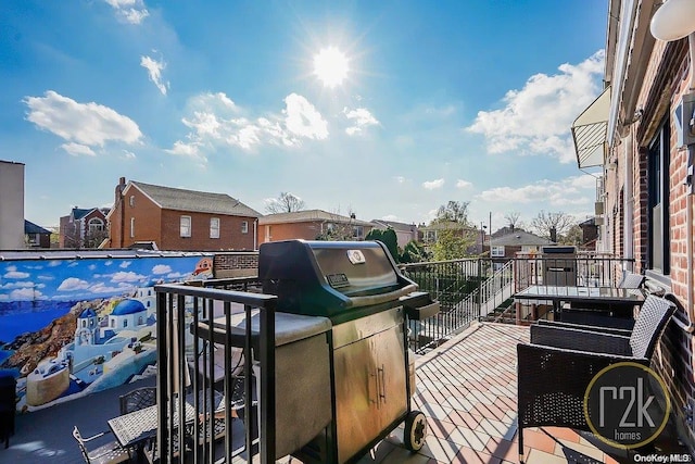 exterior space with a balcony