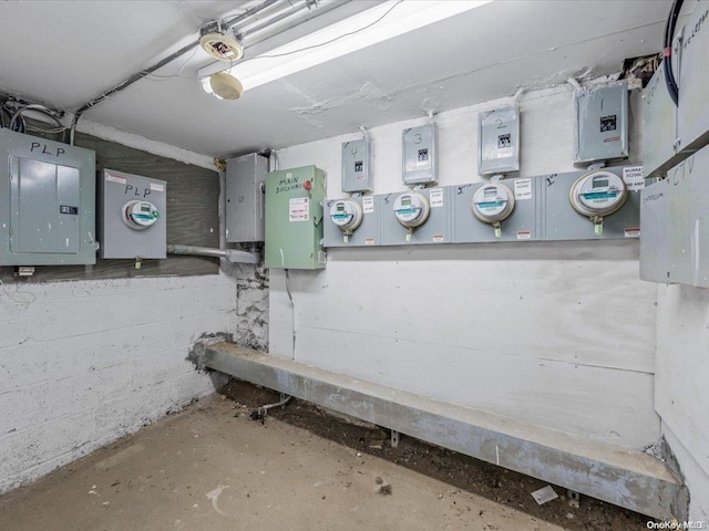 utility room featuring electric panel