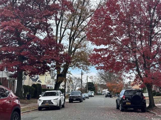 view of road