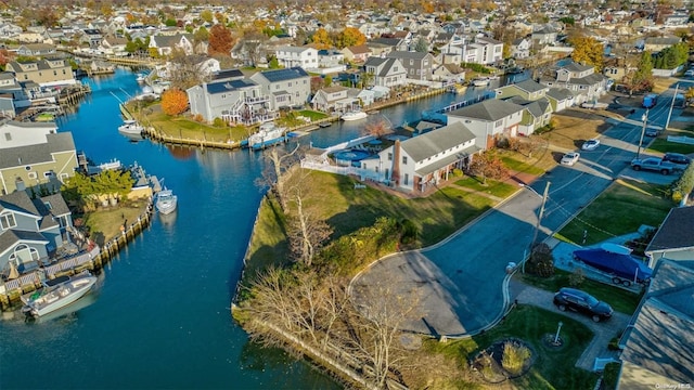 1 Jetmore Pl, Massapequa, NY 11758 - aerial view of residential area featuring a large body of water