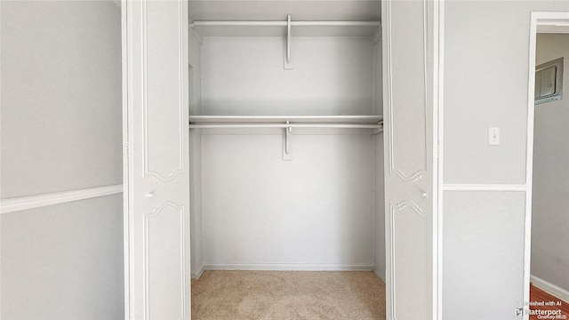 view of closet