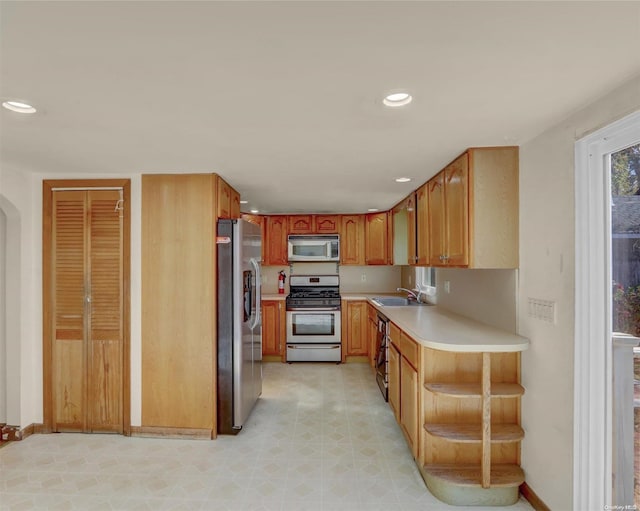 kitchen featuring sink and stainless steel appliances