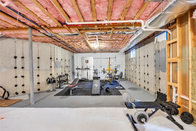 view of exercise room