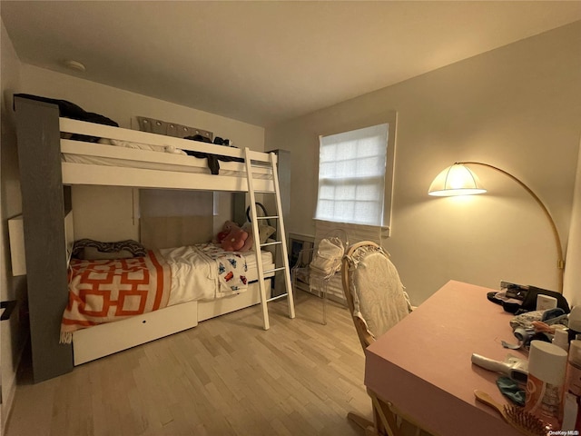 bedroom featuring hardwood / wood-style flooring