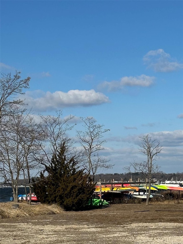 view of property's community featuring a water view