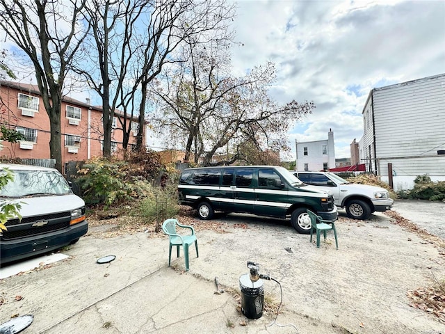 view of parking / parking lot