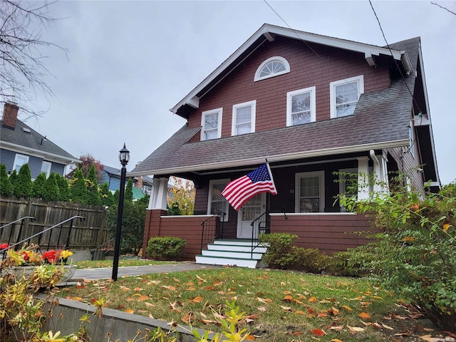 view of front of property