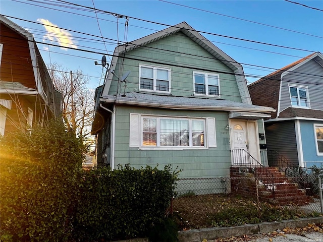 view of bungalow-style home