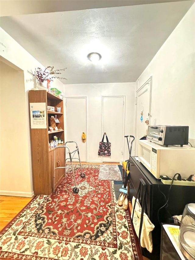 interior space featuring light hardwood / wood-style flooring