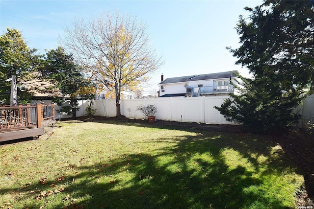 1070 Mckinley St, Baldwin, NY 11510 - view of yard with a deck