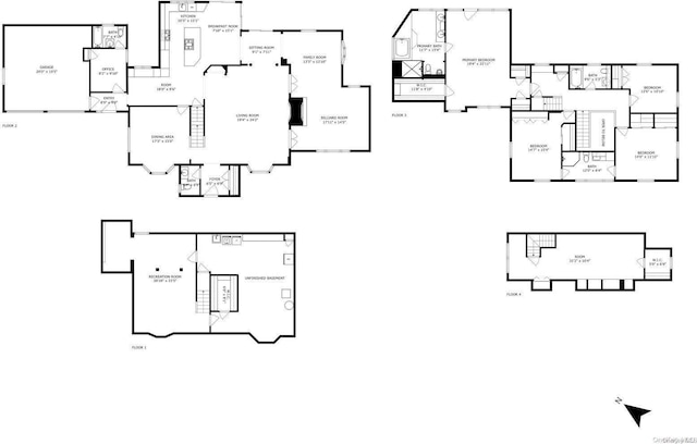 1345 Harbor Rd, Hewlett Harbor, NY 11557 - view of home floor plan