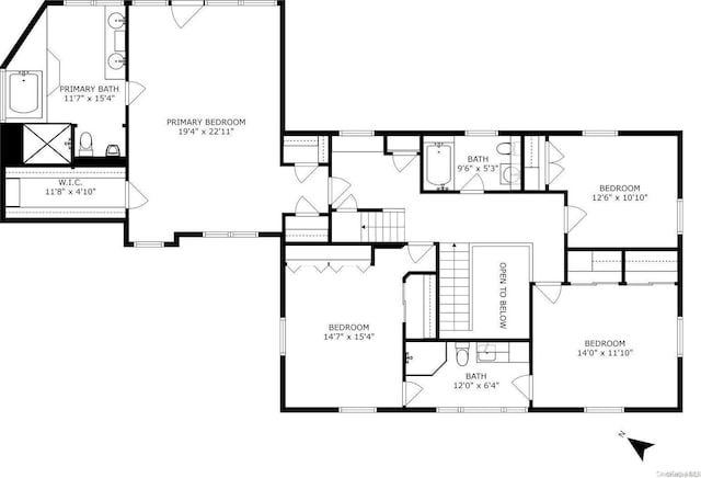 1345 Harbor Rd, Hewlett Harbor, NY 11557 - view of home floor plan