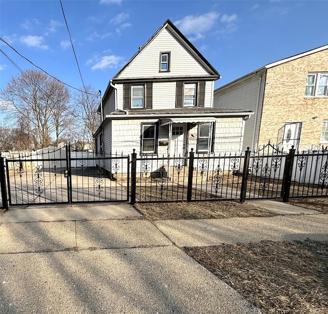 view of front of property