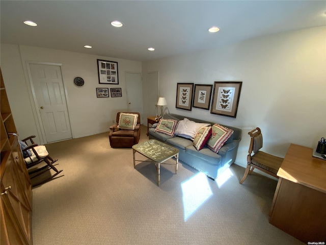 5 Schenck Ave Unit 3E, Great Neck, NY 11021 - living room with recessed lighting and carpet flooring