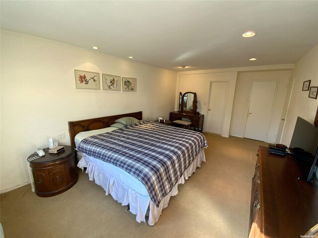 5 Schenck Ave Unit 3E, Great Neck, NY 11021 - carpeted bedroom with recessed lighting
