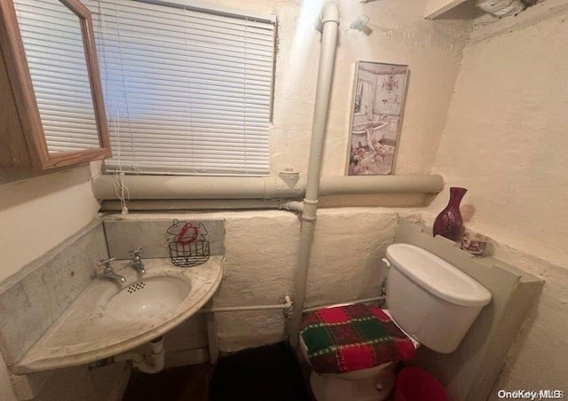 bathroom featuring toilet