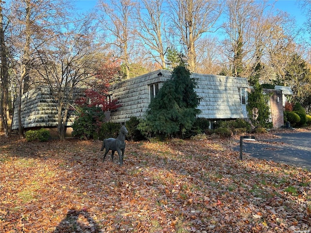 view of side of property