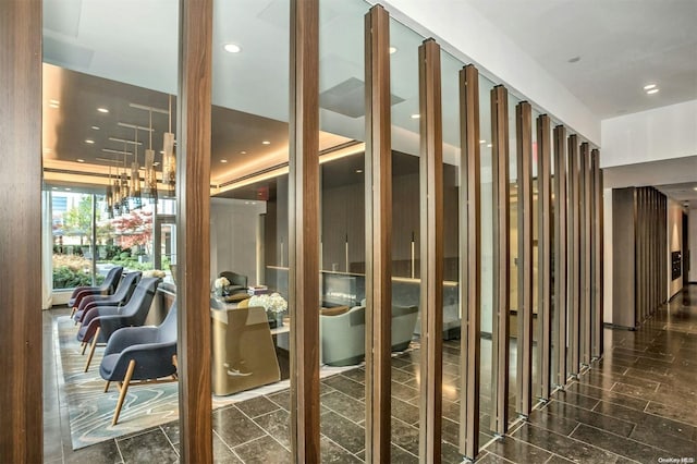 133-27 39th Ave Unit 9S, Flushing, NY 11354 - building lobby with recessed lighting