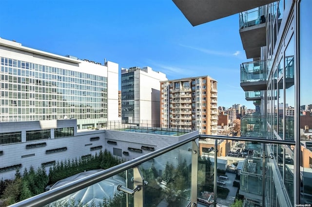 133-27 39th Ave Unit 9S, Flushing, NY 11354 - balcony featuring a city view