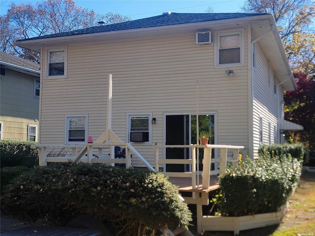 view of rear view of property