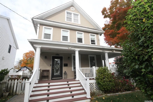 view of greek revival house