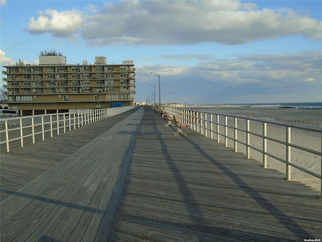 view of dock