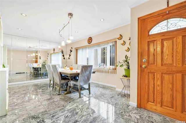 dining room featuring a healthy amount of sunlight