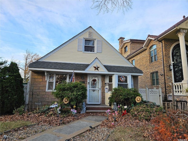 view of front of house