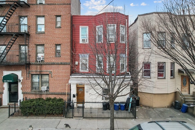 view of property with cooling unit