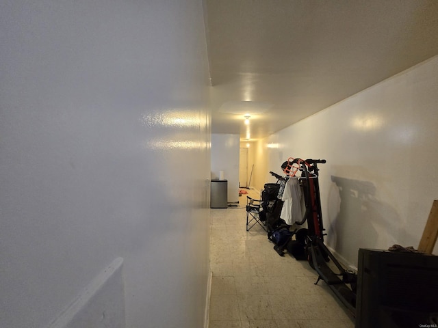 607 Ashford St, Brooklyn, NY 11207 - hallway featuring light floors