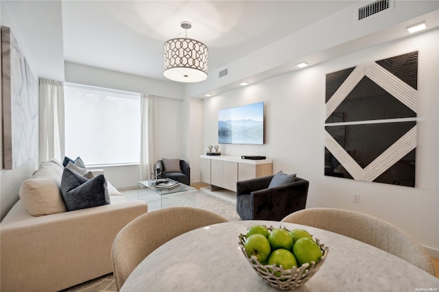 interior space with light hardwood / wood-style floors