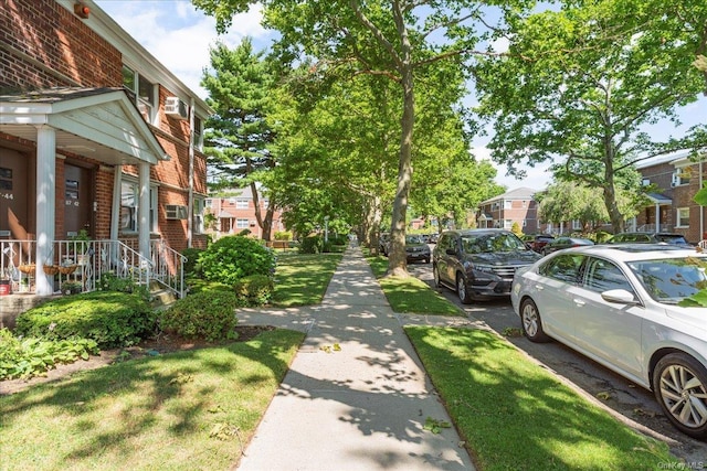 view of street featuring sidewalks