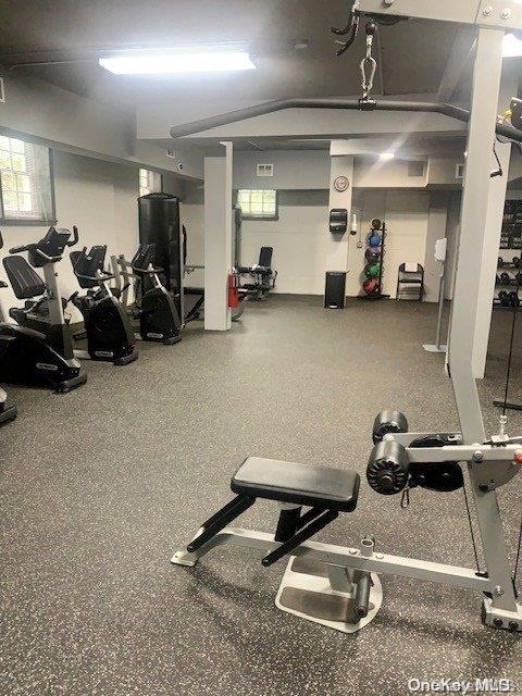 view of exercise room