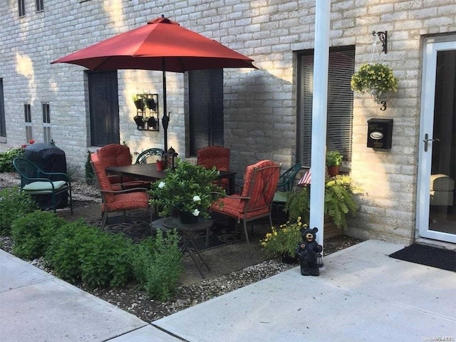 view of patio