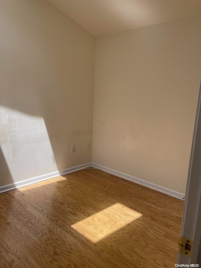 empty room with wood-type flooring