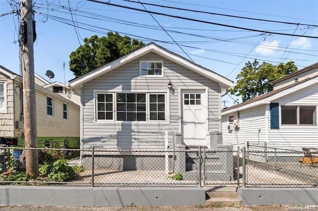 view of bungalow-style home