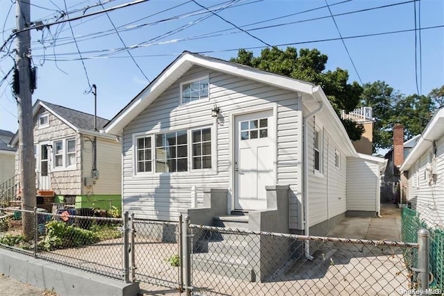 view of bungalow-style house