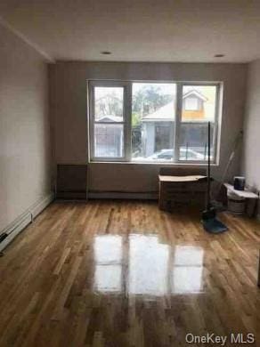 miscellaneous room with a healthy amount of sunlight and wood-type flooring