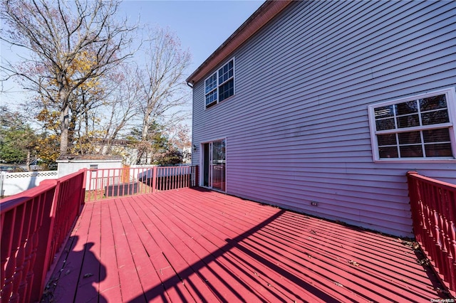 view of deck