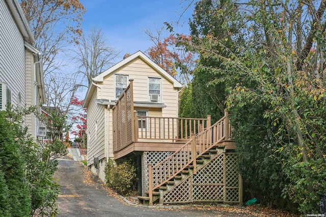 view of front of home