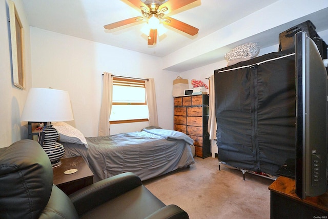 60 Tanglewood Dr, Smithtown, NY 11787 - bedroom featuring carpet and ceiling fan