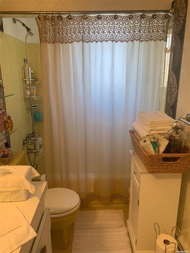 bathroom with toilet