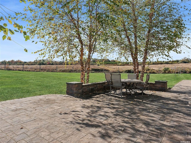 view of patio / terrace with outdoor dining area