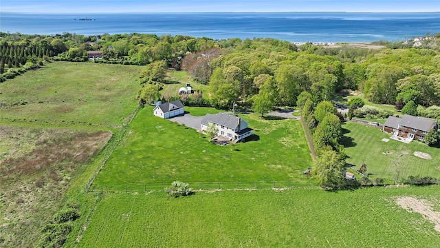 173 Pier Ave, Jamesport, NY 11901 - aerial view of property and surrounding area with rural landscape and a large body of water