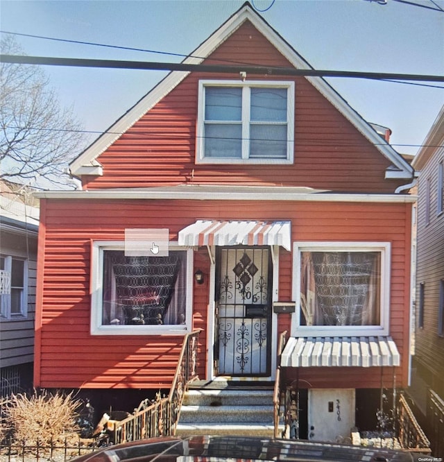 view of front of home