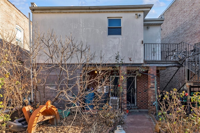 view of rear view of property