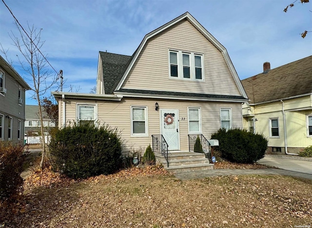 view of front of home