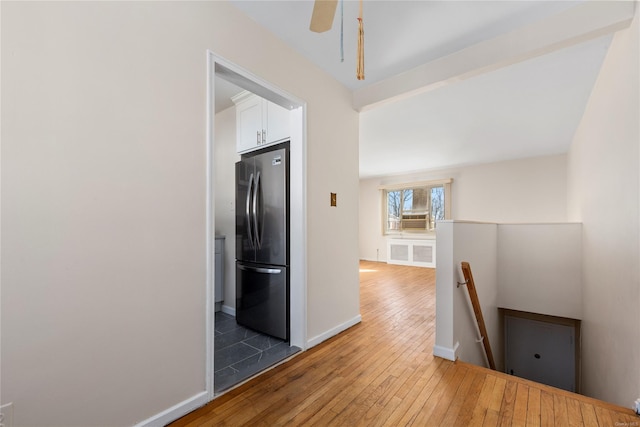 hallway featuring hardwood / wood-style floors