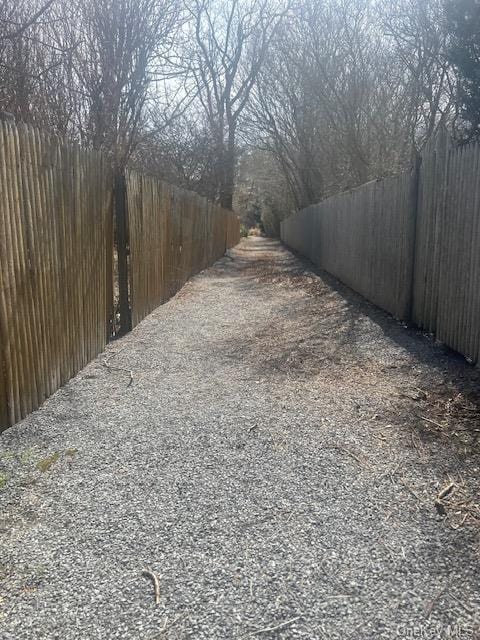 view of road