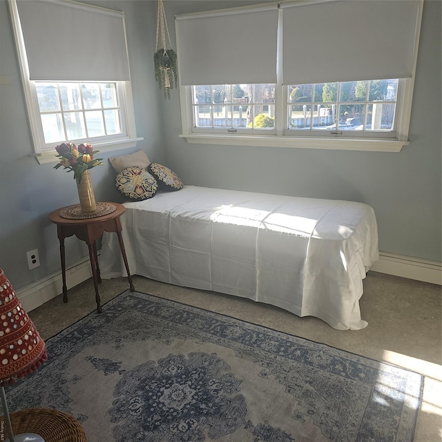 bedroom featuring multiple windows